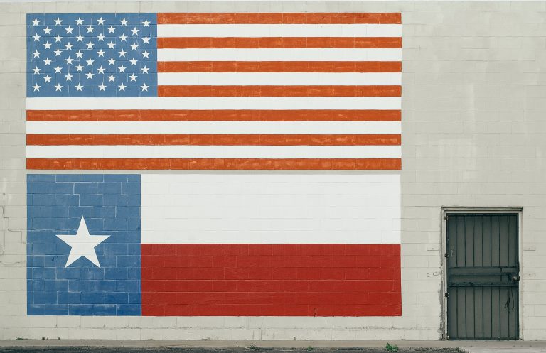 TXGR Wall Flags USA TX